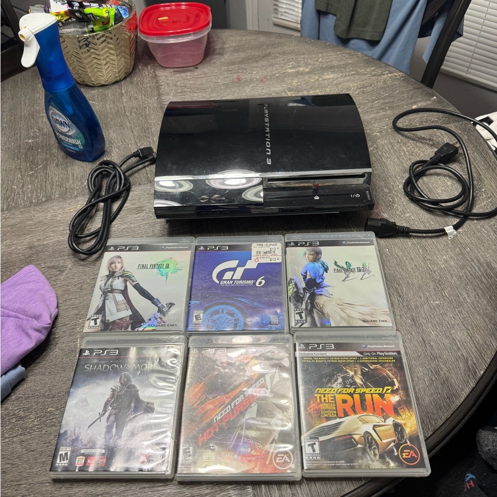 Sony PlayStation Console - Sleek Black Design